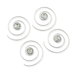 Zeige Details für Haarspiralen kristall Strass 6 mm Bild von Haarspiralen kristall Strass 6 mm