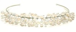 Zeige Details für Braut Haarreif Perlen weiß Bild von Braut Haarreif Perlen weiß