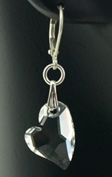 Zeige Details für Ohrringe Herz Devoted 2U Swarovski Strass Kristall 925 Silber Bild von Ohrringe Herz Devoted 2U Swarovski Strass Kristall 925 Silber