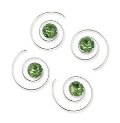 Zeige Details für Curlies grün Strass 8 mm Bild von Curlies grün Strass 8 mm