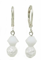 Zeige Details für Ohrringe Bergkristall Jill Swarovski® Kristalle White Alabaster 925 Silber Bild von Ohrringe Bergkristall Jill Swarovski® Kristalle White Alabaster 925 Silber