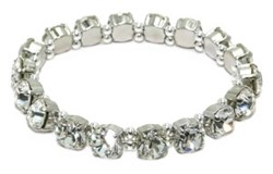 Zeige Details für Armband Vivien, Swarovski® Kristalle in kristall Bild von Armband Vivien, Swarovski® Kristalle in kristall
