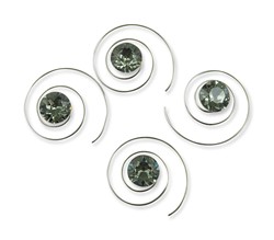 Zeige Details für Haarspiralen grau Bild von Haarspiralen grau