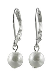 Zeige Details für Ohrringe hängend mit Perle Laura 925 Silber Bild von Ohrringe hängend mit Perle Laura 925 Silber