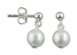 Zeige Details für Perlenohrstecker Laura 925 Silber Bild von Perlenohrstecker Laura 925 Silber