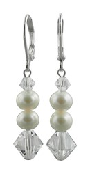 Zeige Details für Echte Perlenohrringe Marlen creme 925 Silber Bild von Echte Perlenohrringe Marlen creme 925 Silber