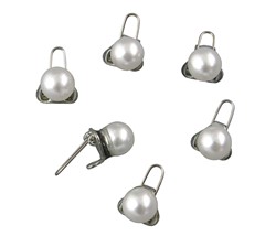 Zeige Details für Haarperlen Haarclips Perlen 6 mm creme Bild von Haarperlen Haarclips Perlen 6 mm creme