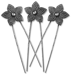 Zeige Details für Trachten Haarnadel Blüte groß Bild von Trachten Haarnadel Blüte groß