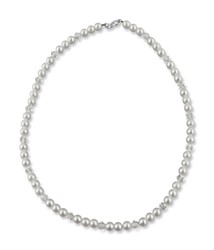 Zeige Details für Perle Kette Josefine Strass Perlen 6 mm 925 Silber Bild von Perle Kette Josefine Strass Perlen 6 mm 925 Silber