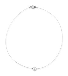 Zeige Details für Kette eine Perle Clara 925 Silber Bild von Kette eine Perle Clara 925 Silber