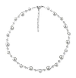Bild von Perlenkette Damen Romina 925 Silber