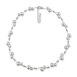 Zeige Details für Kette mit Perlen Susanne 925 Silber Bild von Kette mit Perlen Susanne 925 Silber