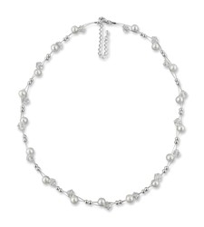 Zeige Details für Perlenkette modern Lena 925 Silber Bild von Perlenkette modern Lena 925 Silber