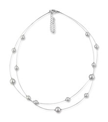 Zeige Details für Perlenkette Hochzeit Sylvie 925 Silber Bild von Perlenkette Hochzeit Sylvie 925 Silber