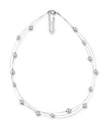 Bild von Perlen Collier Rosalie 925 Silber