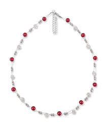Zeige Details für Perlenkette rot Jessica 925 Silber Bild von Perlenkette rot Jessica 925 Silber