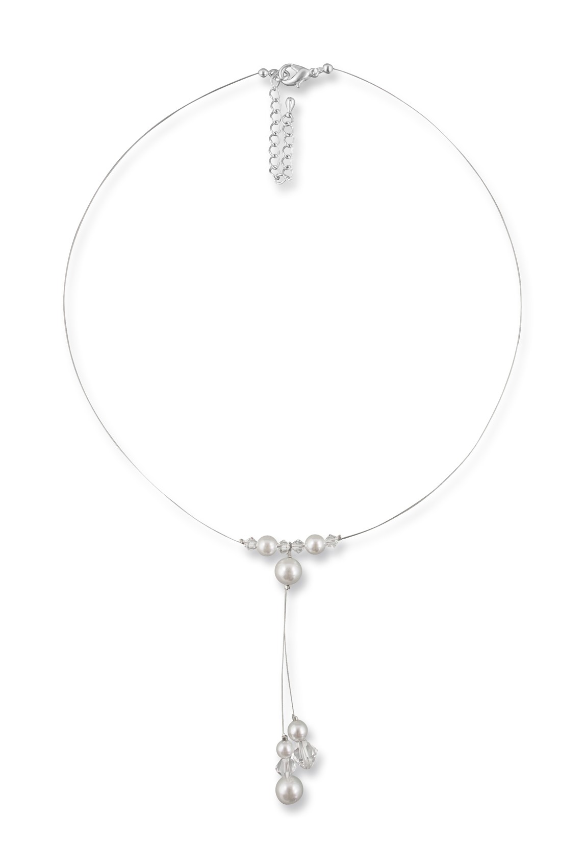 Bild von Perlenkette mit Anhänger Ina 925 Silber
