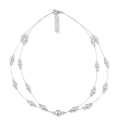 Zeige Details für Perlenkette Damen Marike 925 Silber Bild von Perlenkette Damen Marike 925 Silber