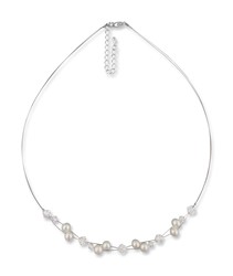 Zeige Details für Echte Perlenkette Josie creme 925 Silber Bild von Echte Perlenkette Josie creme 925 Silber