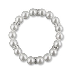 Zeige Details für Perlenarmband 10 mm Strass kristall Bild von Perlenarmband 10 mm Strass kristall