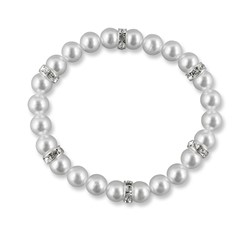 Zeige Details für Armband aus Perlen 8 mm Strass kristall Bild von Armband aus Perlen 8 mm Strass kristall