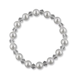 Zeige Details für Swarovski Perlen Armband Strass Perlen 8 mm Bild von Swarovski Perlen Armband Strass Perlen 8 mm