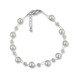 Bild von Armband Hochzeit Julie 925 Silber