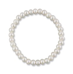 Zeige Details für Echtes Perlenarmband 6,5 mm ivory creme Bild von Echtes Perlenarmband 6,5 mm ivory creme