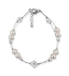 Zeige Details für Perlen Armband Rosa 925 Silber Bild von Perlen Armband Rosa 925 Silber