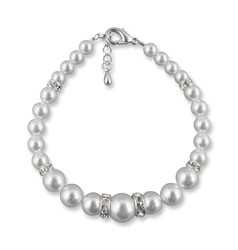 Zeige Details für Armband mit Perlen Juliana 925 Silber Bild von Armband mit Perlen Juliana 925 Silber