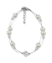 Zeige Details für Zuchtperlen Armband Marlen ivory creme 925 Silber Bild von Zuchtperlen Armband Marlen ivory creme 925 Silber