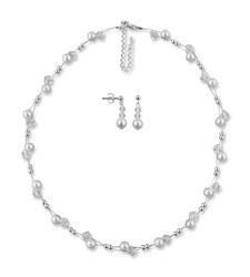 Zeige Details für Schmuckset Lena Kette Ohrringe 925 Silber Bild von Schmuckset Lena Kette Ohrringe 925 Silber