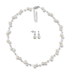 Zeige Details für Hochzeit Schmuckset Melanie Süßwasserperlen ivory creme 925 Silber Bild von Hochzeit Schmuckset Melanie Süßwasserperlen ivory creme 925 Silber