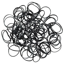 Zeige Details für Mini Haargummis schwarz 1,5 cm Bild von Mini Haargummis schwarz 1,5 cm