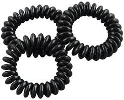 Zeige Details für Telefonkabel Haargummis schwarz 5,5 cm Bild von Telefonkabel Haargummis schwarz 5,5 cm