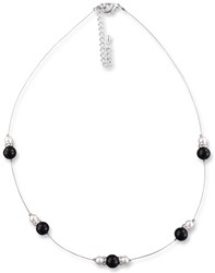 Zeige Details für Schmuck Collier Ella Perlen Schwarz Weiß 925 Silber Bild von Schmuck Collier Ella Perlen Schwarz Weiß 925 Silber