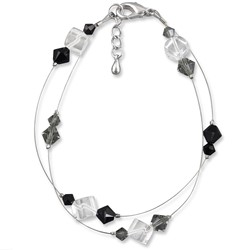 Zeige Details für Armband Bergkristall Christin Swaroski Kristalle Jet Black Diamond 925 Silber Bild von Armband Bergkristall Christin Swaroski Kristalle Jet Black Diamond 925 Silber