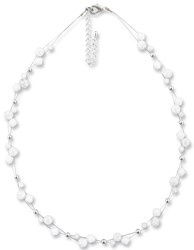 Zeige Details für Bergkristall Kette Jill Swarovski Kristalle White Alabaster 925 Silber Bild von Bergkristall Kette Jill Swarovski Kristalle White Alabaster 925 Silber
