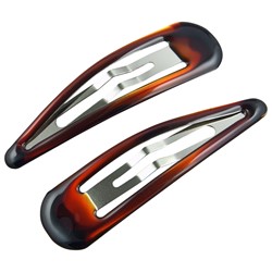 Zeige Details für Haarspange braun 7 cm Bild von Haarspange braun 7 cm