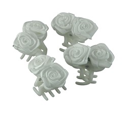 Zeige Details für Haarklammern Blumen weiß Bild von Haarklammern Blumen weiß