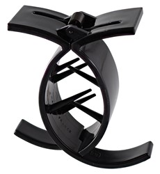 Zeige Details für Pferdeschwanz Haarspange schwarz 5 cm Bild von Pferdeschwanz Haarspange schwarz 5 cm