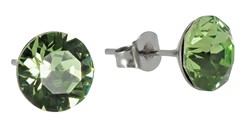 Zeige Details für Ohrstecker Swarovski grün 8 mm Edelstahl Bild von Ohrstecker Swarovski grün 8 mm Edelstahl