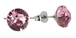 Zeige Details für Swarovski Ohrringe rosa 8 mm Edelstahl Bild von Swarovski Ohrringe rosa 8 mm Edelstahl
