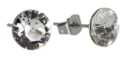 Bild von Swarovski Ohrstecker kristall 8 mm Edelstahl