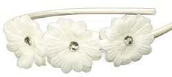 Zeige Details für Haarreif Hochzeit 3 Blumen weiß Bild von Haarreif Hochzeit 3 Blumen weiß