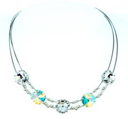 Zeige Details für Collier Theresa mit Swarovski® Kristallen in kristall/kristall irisierend Bild von Collier Theresa mit Swarovski® Kristallen in kristall/kristall irisierend