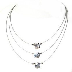 Zeige Details für Collier Marie mit Swarovski® Kristallen in kristall Bild von Collier Marie mit Swarovski® Kristallen in kristall