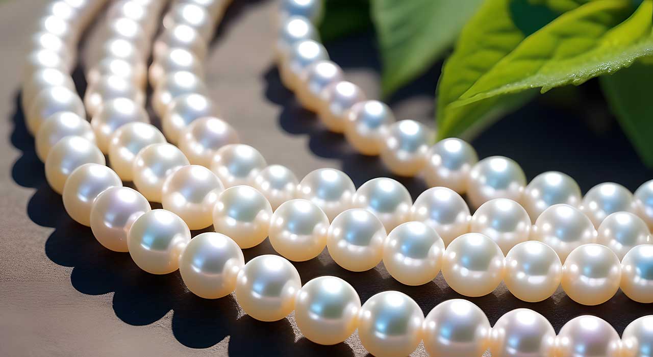 Perlenkette kleine Perlen