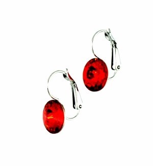 Bild von Ohrhänger Swarovski® Kristalle 10mm hell-rot