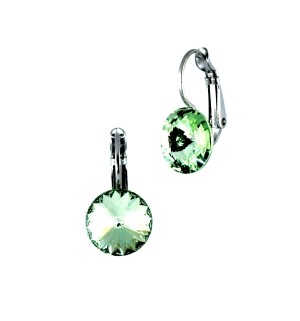 Bild von Ohrhänger Swarovski® Kristalle 10mm licht-grün